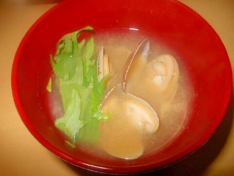 ホッとする1杯★あさりの味噌汁★